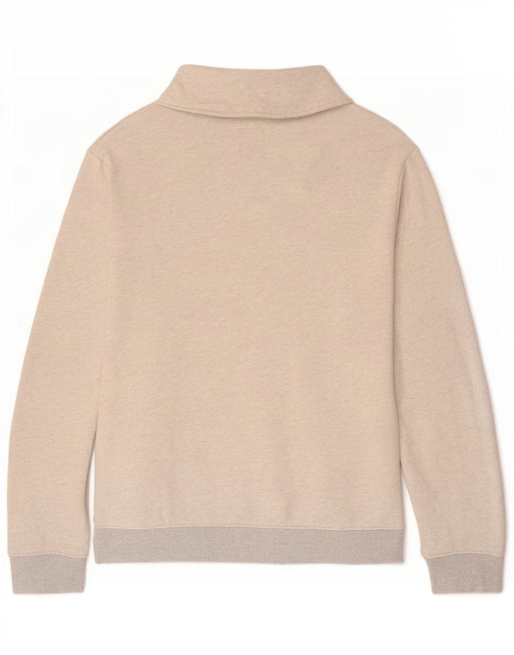 Levi's Uomo Felpa con collo a scialle Maglione Cotone chiazzato grigio medio