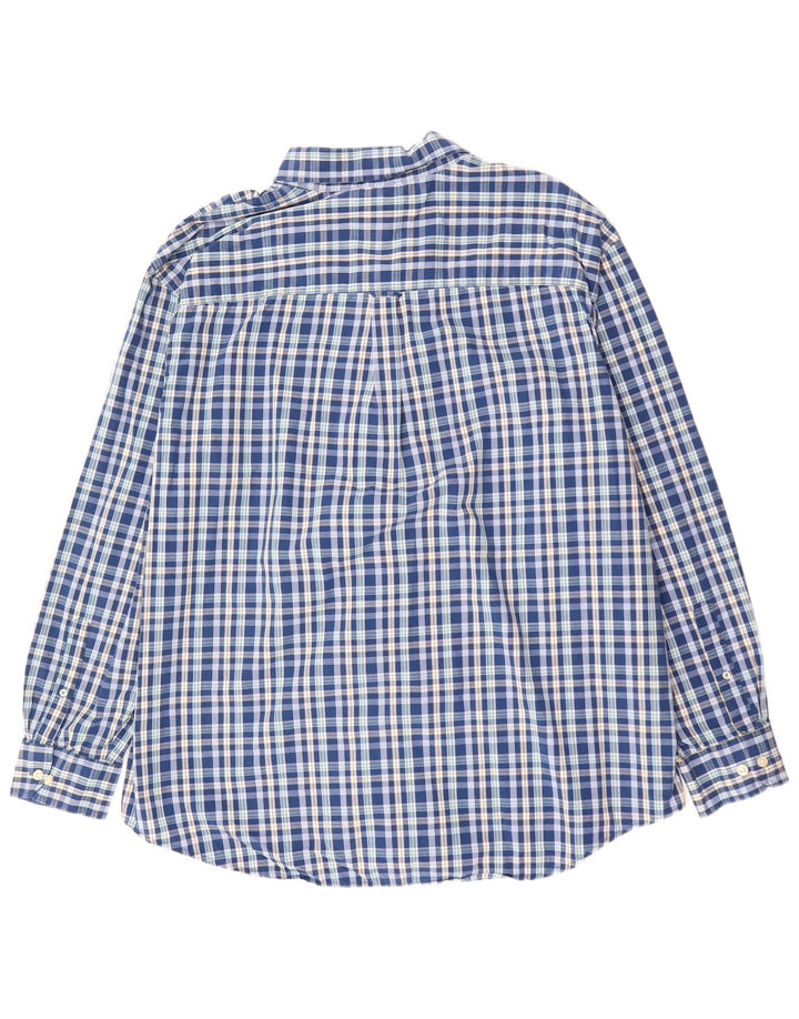 Camicia da uomo IZOD 2XL in cotone a quadri blu