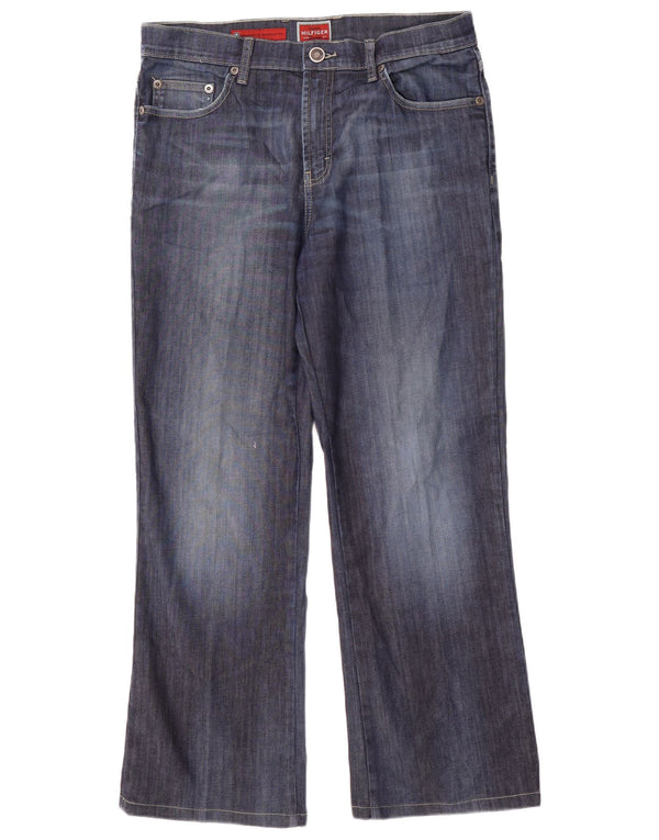 Jeans bootcut da uomo Tommy Hilfiger W34 L29 cotone blu navy