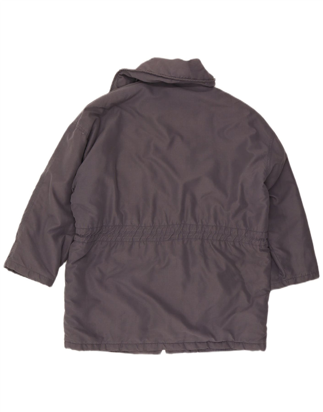 Giacca utilitaria vintage da donna UK 16 grande grigia