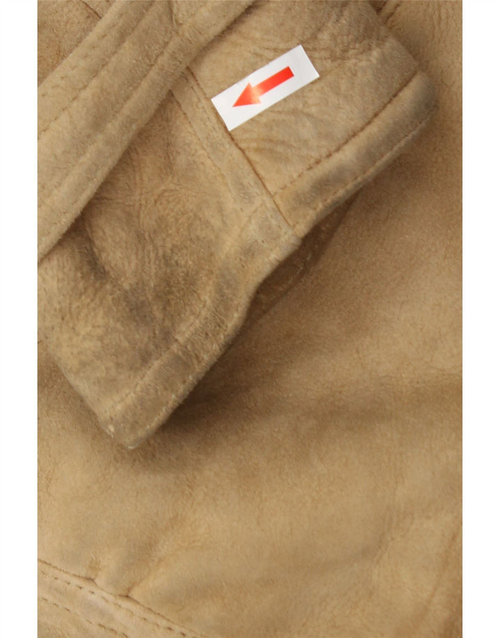 Giacca in shearling doppio petto da uomo McGregor IT 50 Large Beige
