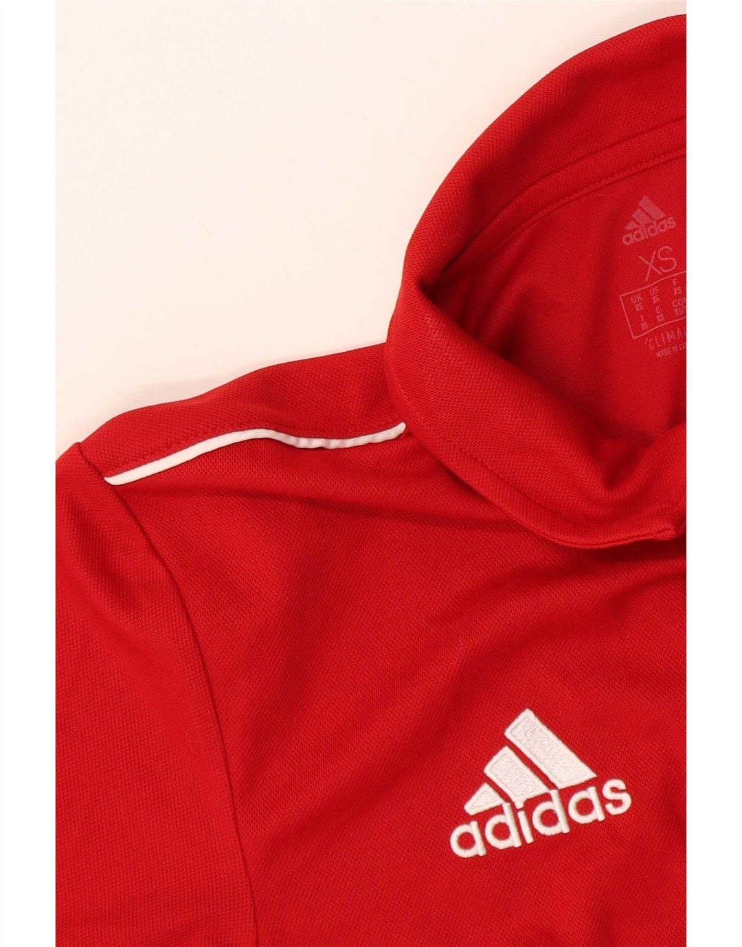 Polo grafica Adidas Climalite da uomo XS rossa