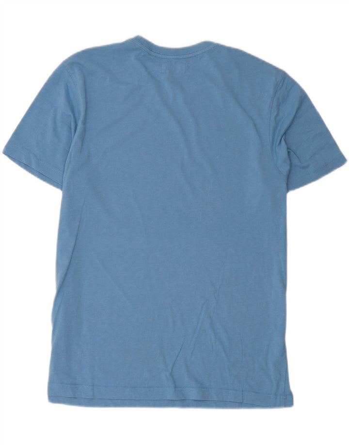 T-shirt grafica da uomo Saltrock Top grande in cotone blu