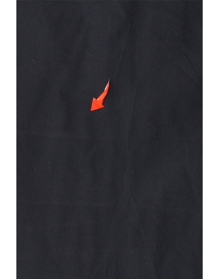 Mossimo Camicia pullover a maniche corte da uomo in cotone blu navy medio