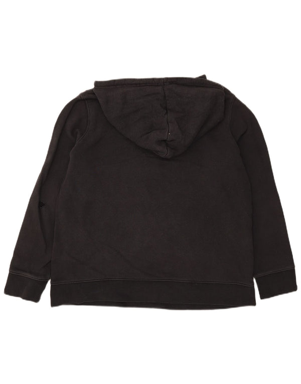 Felpa con cappuccio grafica da donna Adidas UK 18 XL cotone nero