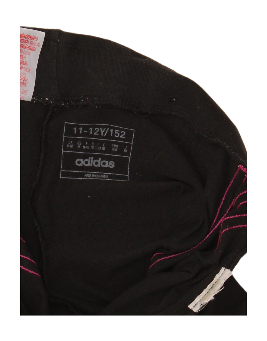 Leggings ADIDAS per Bambina 11-12 Anni Neri