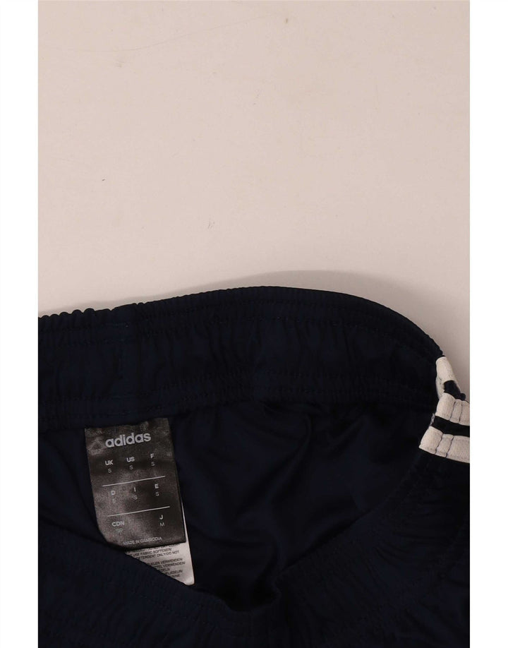 Pantaloncini sportivi Adidas Climalite da uomo piccoli in poliestere blu navy