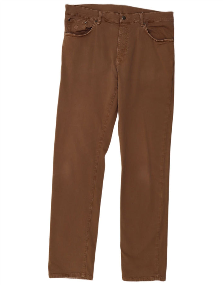 Pantaloni casual da uomo vestibilità regolare GANT W38 L34 cotone marrone