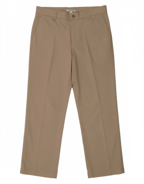 Pantaloni casual da donna Lee dalla vestibilità rilassata US 16 2XL W36 L32 Cotone beige