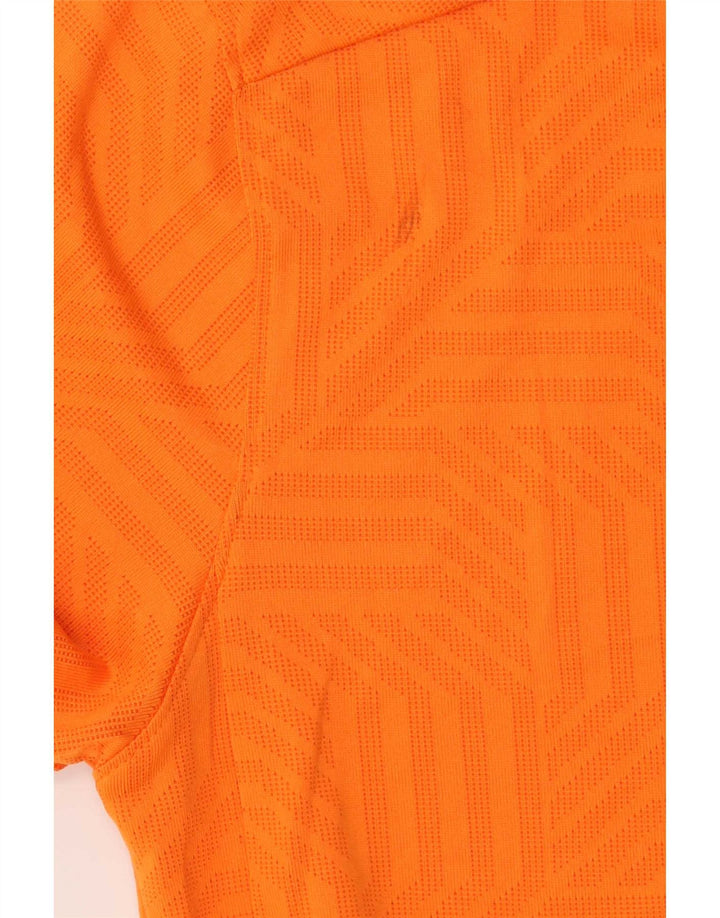 T-shirt da uomo Under Armour Top Small arancione geometrico in poliestere