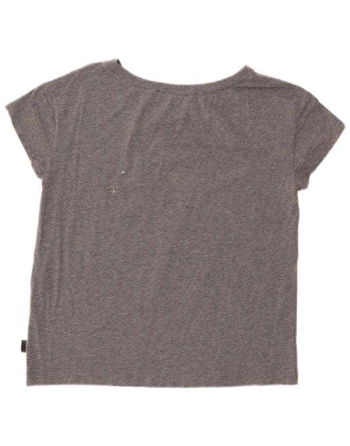 T-shirt grafica da donna MOSCHINO Top IT 42 Cotone screziato grigio medio