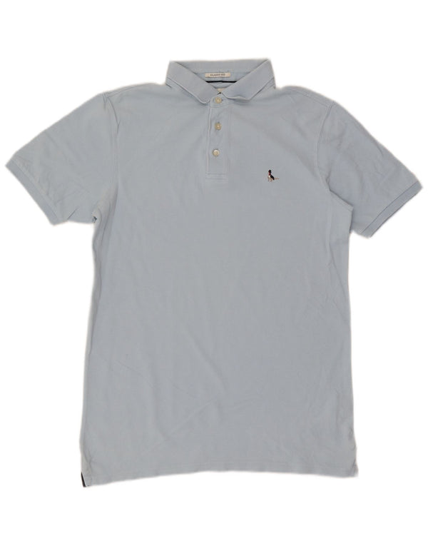 Polo da uomo Classic Fit Jack Wills piccola in cotone blu