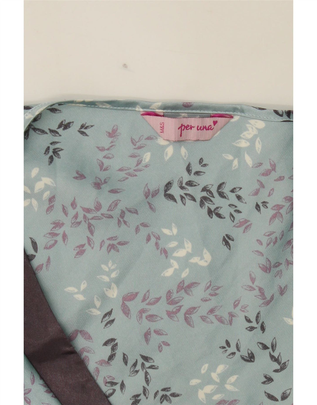 MARKS & SPENCER Womens Sleeveless Maxi Dress UK 12 Medium Blue Floral Vintage Marks & Spencer and Second-Hand Marks & Spencer from Messina Hembry 
