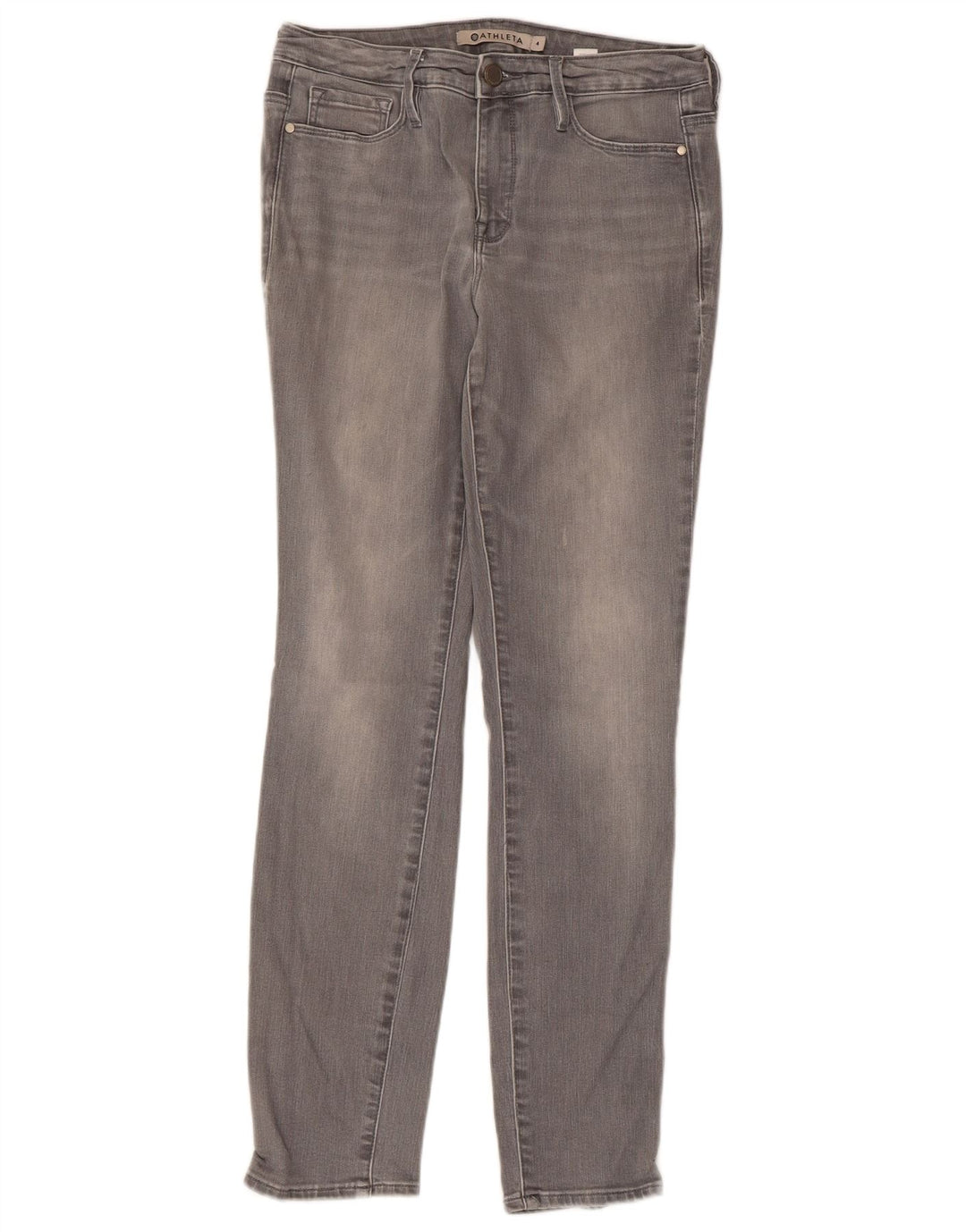 ATHLETA Jeans slim da donna US 4 Small W30 L29 Cotone grigio