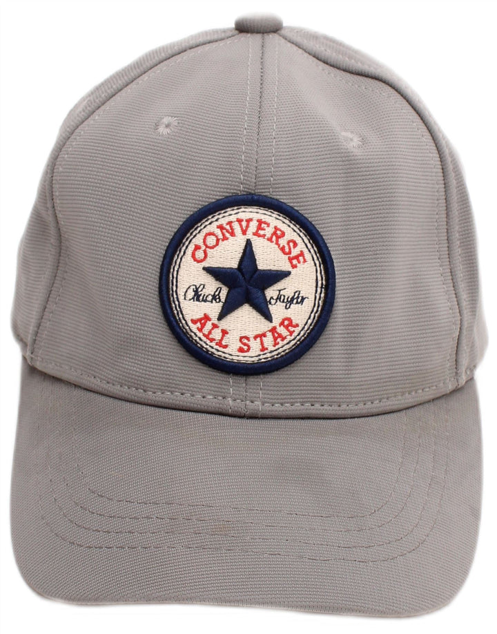 Berretto da baseball grafico da uomo Converse Taglia unica in cotone grigio