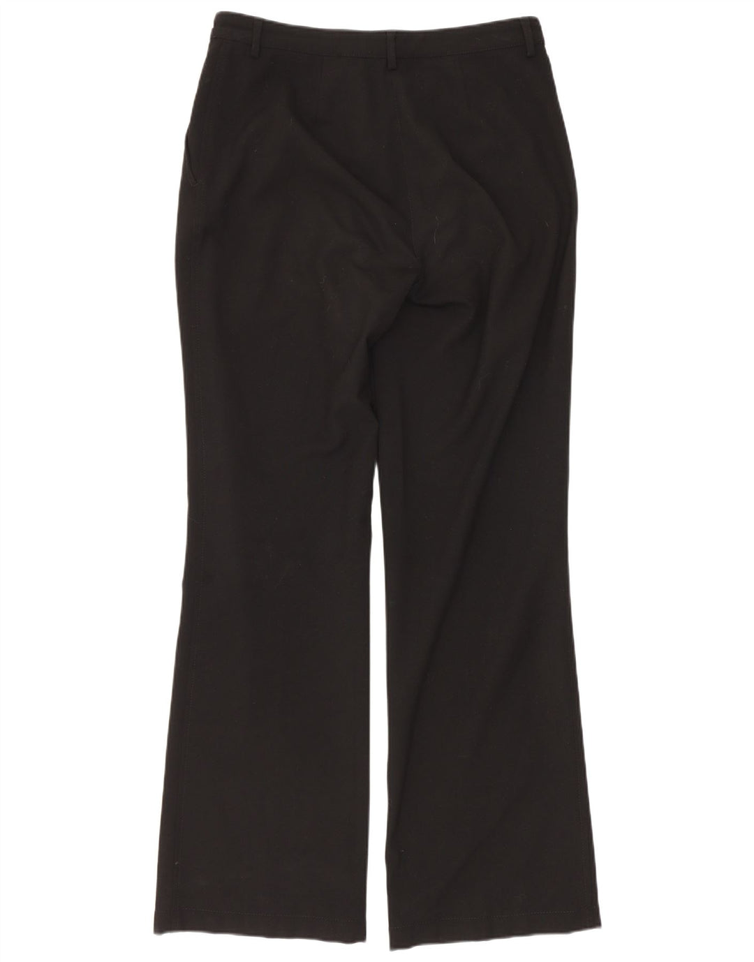 Pantaloni casual Bootcut da donna Armani UK 12 Medium W28 L30 Poliestere nero