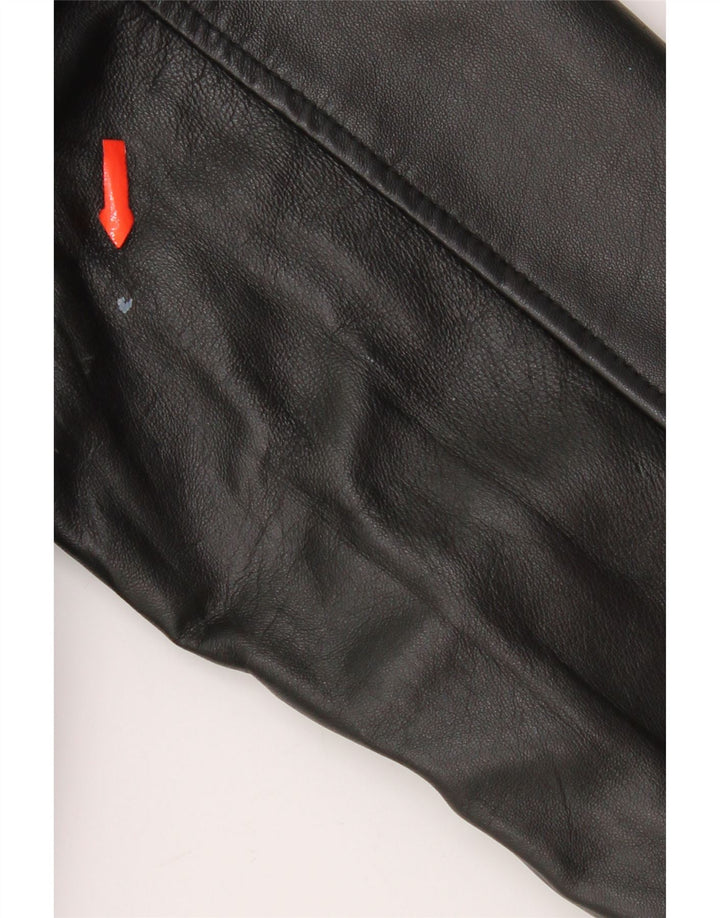 Giubbotto Bomber In Pelle Uomo Conbipel IT 48 Medio Pelle Nera