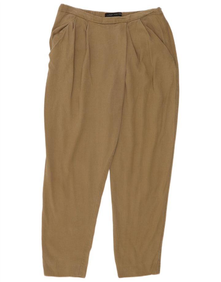 Pantaloni chino affusolati da donna Zara medi W28 L26 kaki