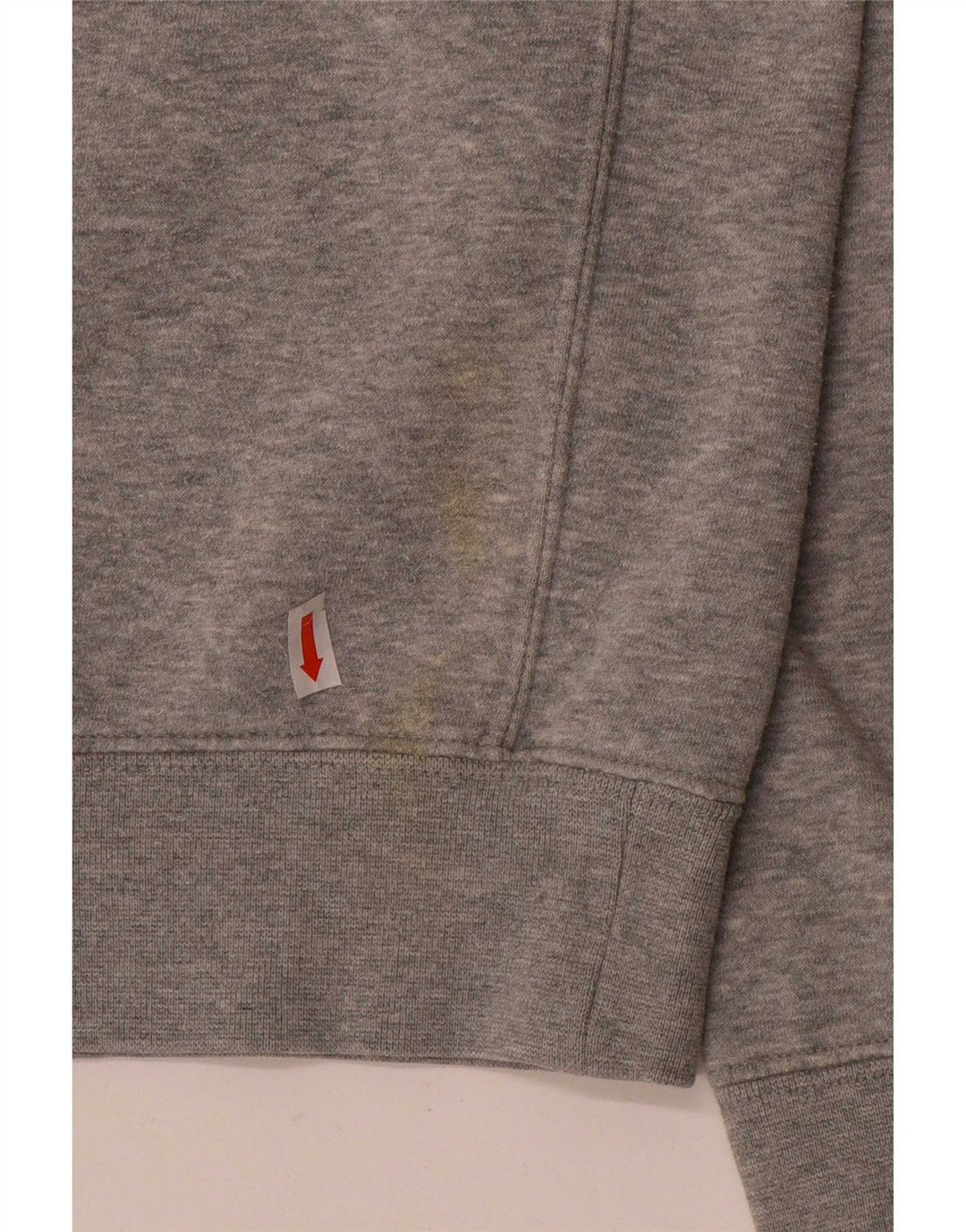 Felpa Nike da uomo in cotone chiazzato grigio medio
