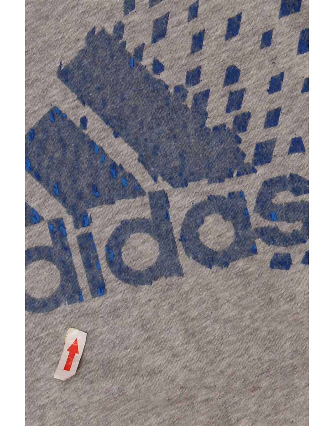 Maglietta Adidas Regular da ragazzo con grafica 13-14 anni in cotone grigio