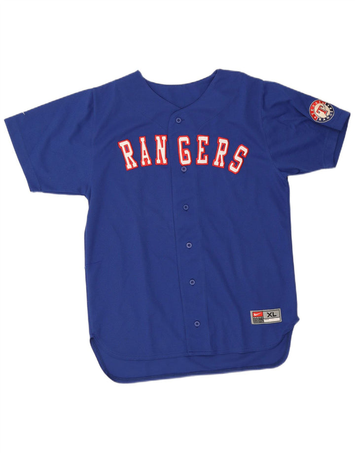 Maglia Nike Rangers Graphic Jersey da ragazzo 13-14 anni XL poliestere blu