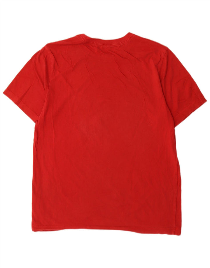 T-shirt grafica da uomo Jordan Top in cotone rosso medio