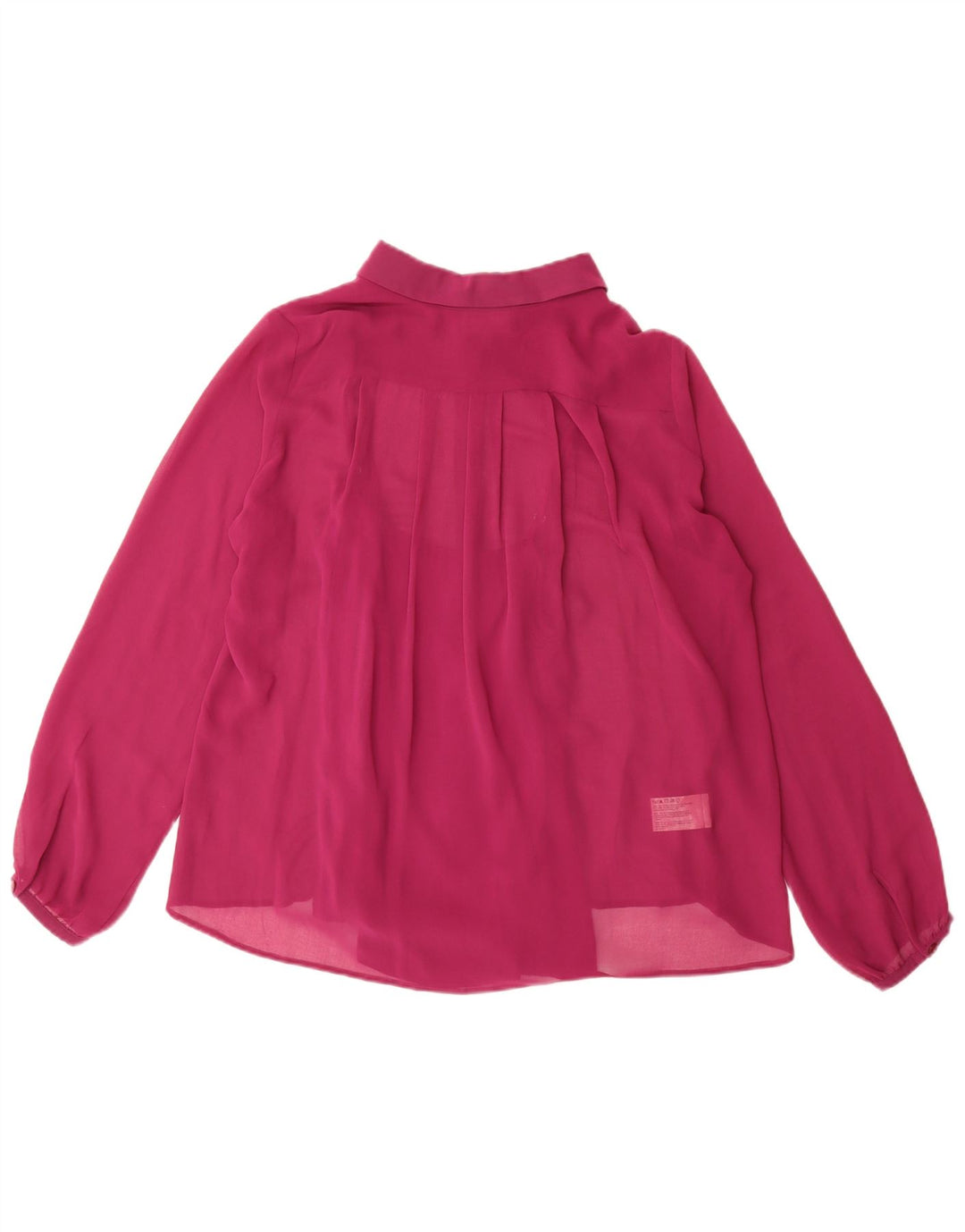 Laura Ashley Camicia da donna Camicetta UK 14 Large Rosa Poliestere