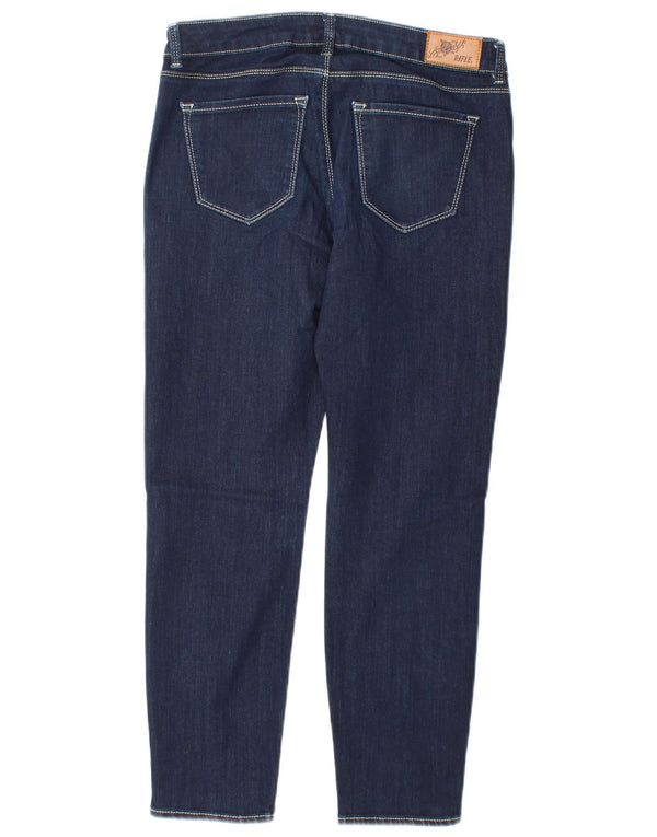 Jeans slim crop da donna Rifle W27 L25 cotone blu navy