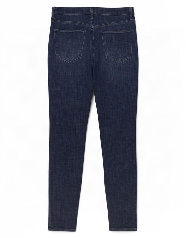 Jeans skinny a vita alta da donna Gap W28 L28 cotone blu navy