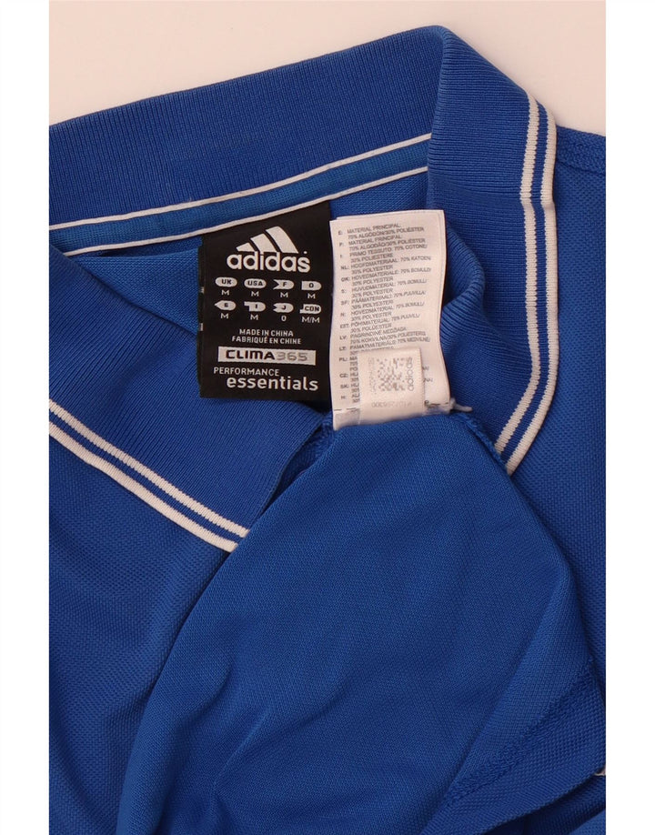 Polo ADIDAS da uomo Clima 365 in cotone blu medio