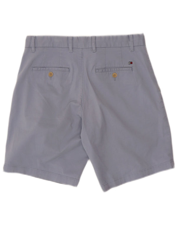 TOMMY HILFIGER Pantaloncini chino da uomo W31 cotone blu medio