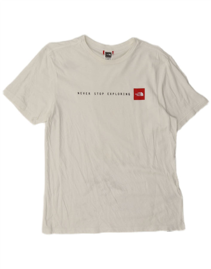 T-shirt grafica da uomo The North Face Top piccola in cotone bianco