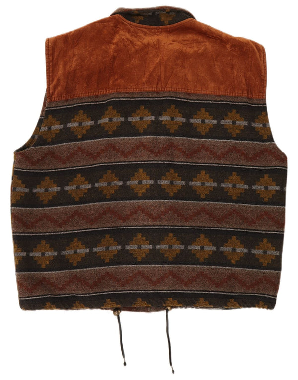 Borsone da uomo Brugi UK 42 XL Lana geometrica marrone