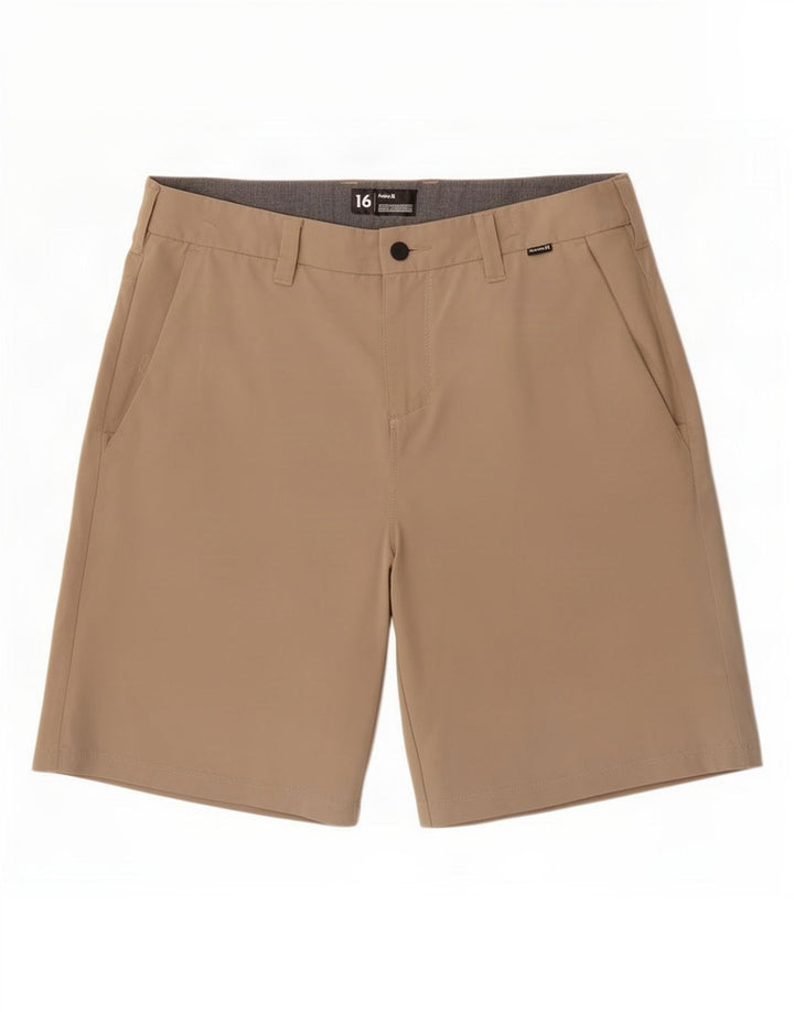 Pantaloncini chino da ragazzo Hurley 15-16 anni W33 poliestere kaki