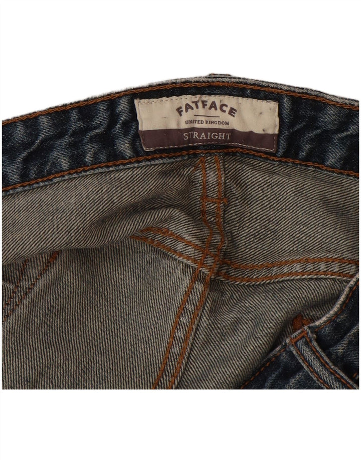 Jeans dritti da uomo Fat Face W34 L33 Blu