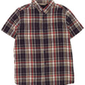 Camicia a maniche corte da uomo Mountain Warehouse grande scozzese blu navy