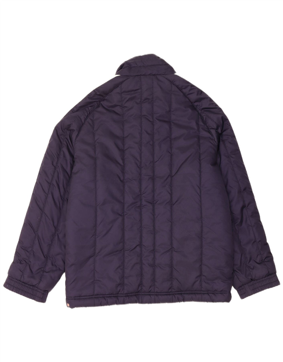 PUMA Mens Padded Jacket UK 38 Medium Navy Blue Colourblock Nylon