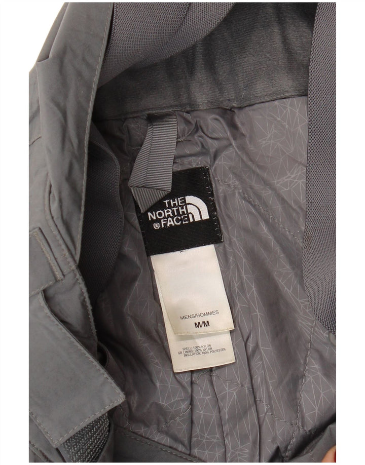 Pantaloni da sci da uomo The North Face Salopette in nylon grigio medio