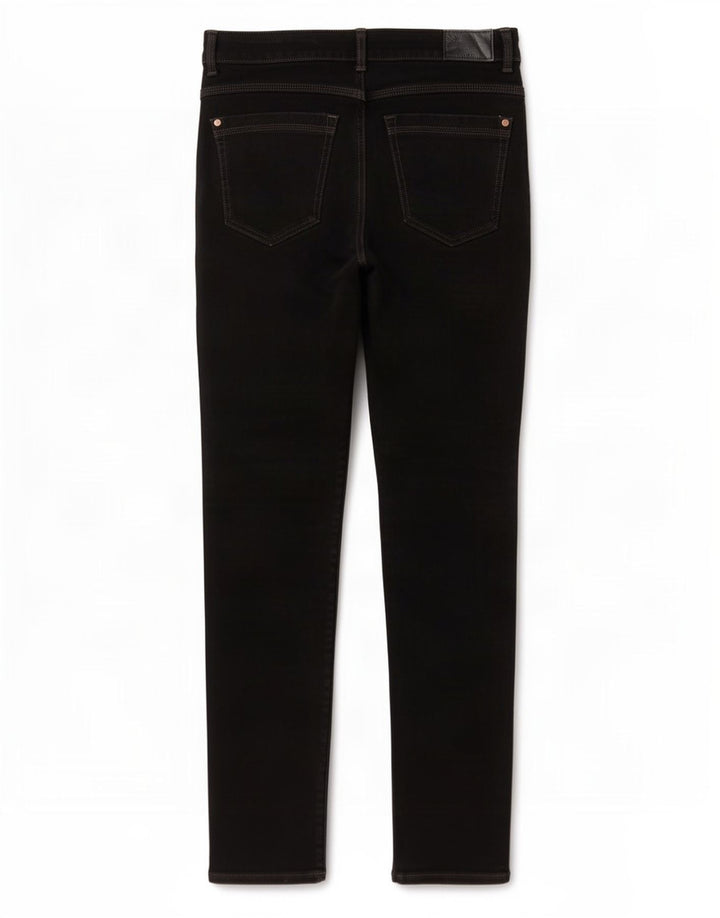 Jeans Marks & Spencer da donna Magic Slim UK 12 medio W28 L28 cotone nero