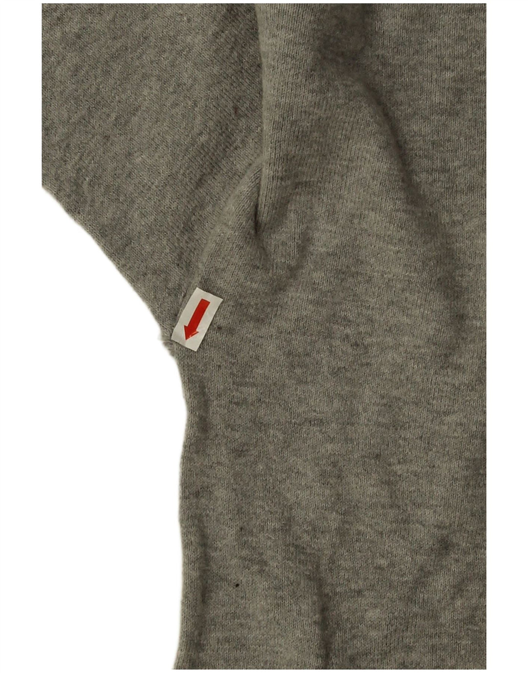 Maglione maglione oversize con scollo a barca da donna Zara UK 14 Grigio medio chiazzato