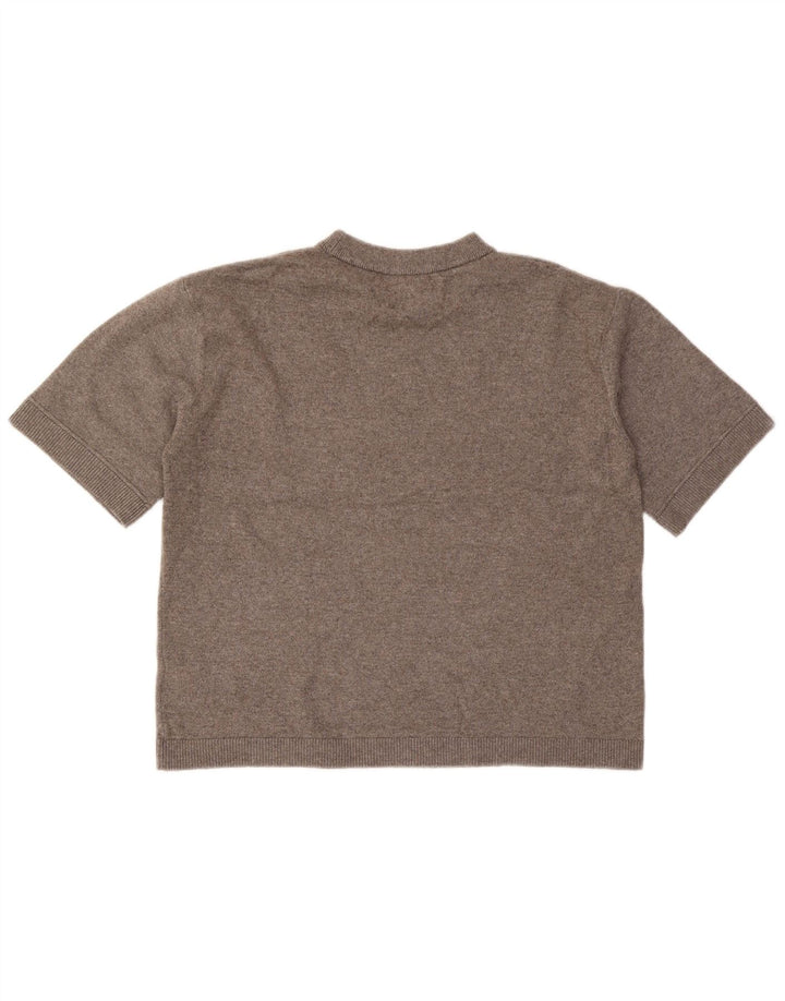 Maglione maglione girocollo da donna Marks & Spencer UK 14 Grigio medio