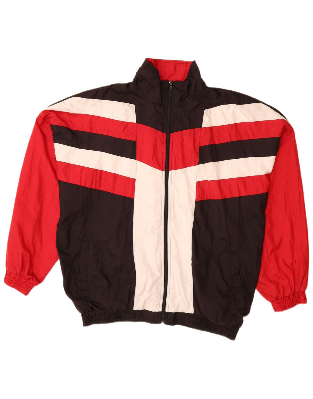 Giacca da tuta da uomo VINTAGE XL multicolore in poliammide color block