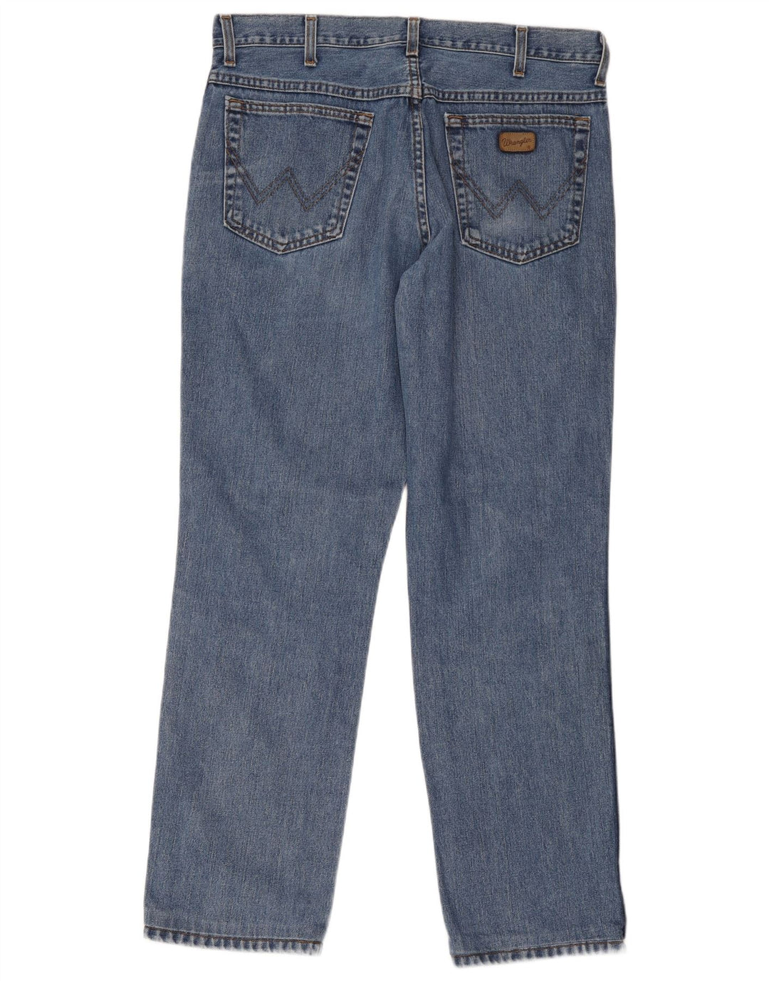 Jeans dritti da uomo Wrangler W36 L34 cotone blu