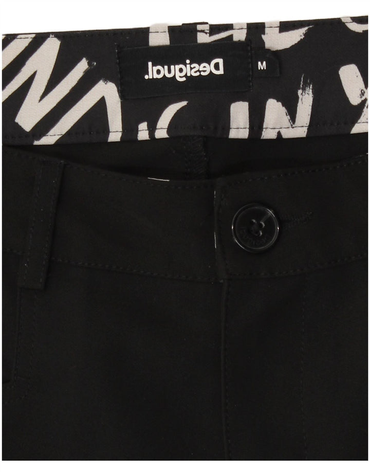Pantaloni casual slim da donna Desigual medi W28 L28 neri