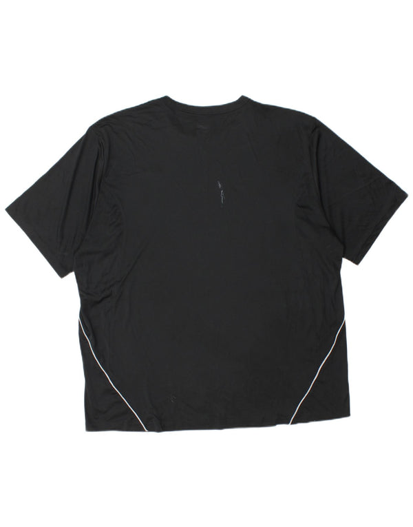 T-shirt da uomo Nike Top UK 42/44 grande poliestere nero
