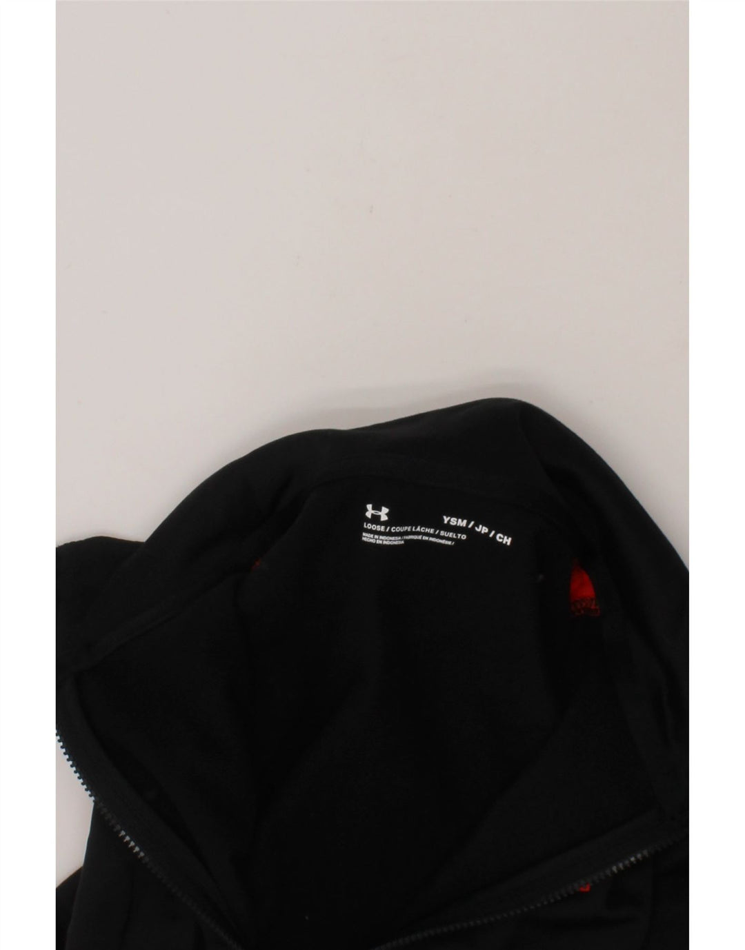 UNDER ARMOUR Boys Tracksuit Top Jacket 7-8 Years Small  Black Colourblock Vintage Under Armour and Second-Hand Under Armour from Messina Hembry 