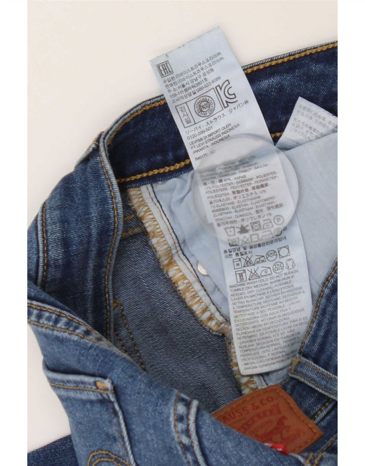 Jeans dritti Levi's 714 da donna W25 L34 cotone blu