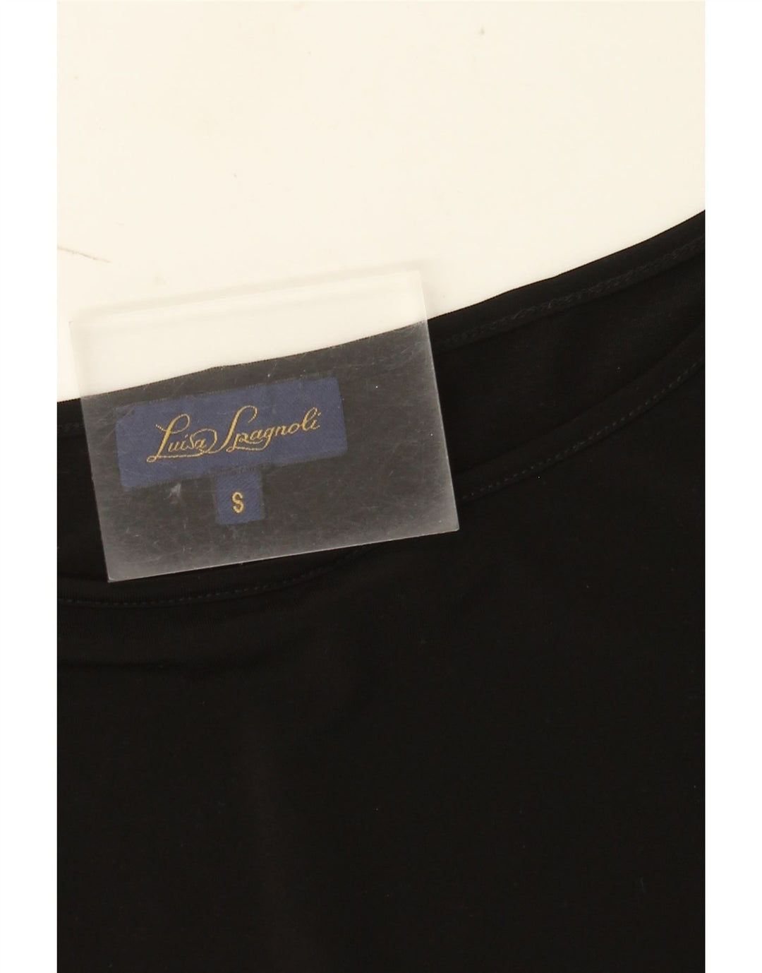 Maglia da donna Luisa Spagnoli manica 3/4 UK 8 piccola nera