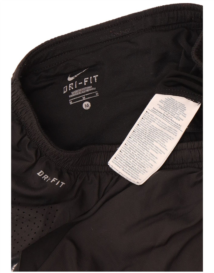 Pantaloncini sportivi NIKE Dri Fit da uomo medio nero in poliestere