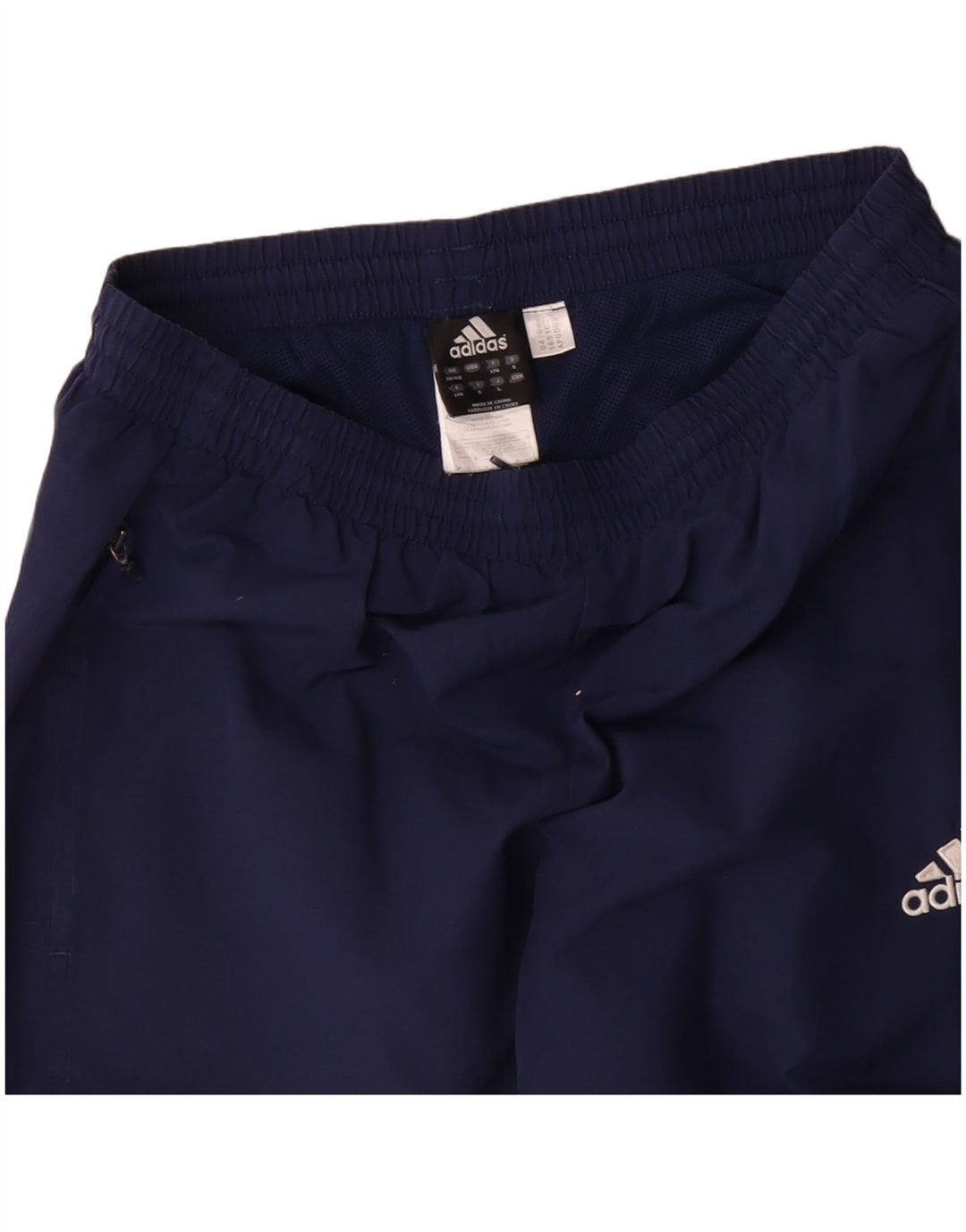 Pantaloni da tuta da uomo ADIDAS UK 38/40 Poliestere blu navy medio